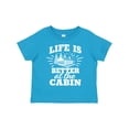 thumbnail image 1 of Inktastic Life is Better at the Cabin with Trees and Moon Boys or Girls Toddler T-Shirt, 1 of 5