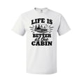 thumbnail image 1 of Inktastic Life is Better at the Cabin with Trees and Moon T-Shirt, 1 of 5