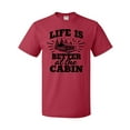 thumbnail image 1 of Inktastic Life is Better at the Cabin with Trees and Moon T-Shirt, 1 of 5