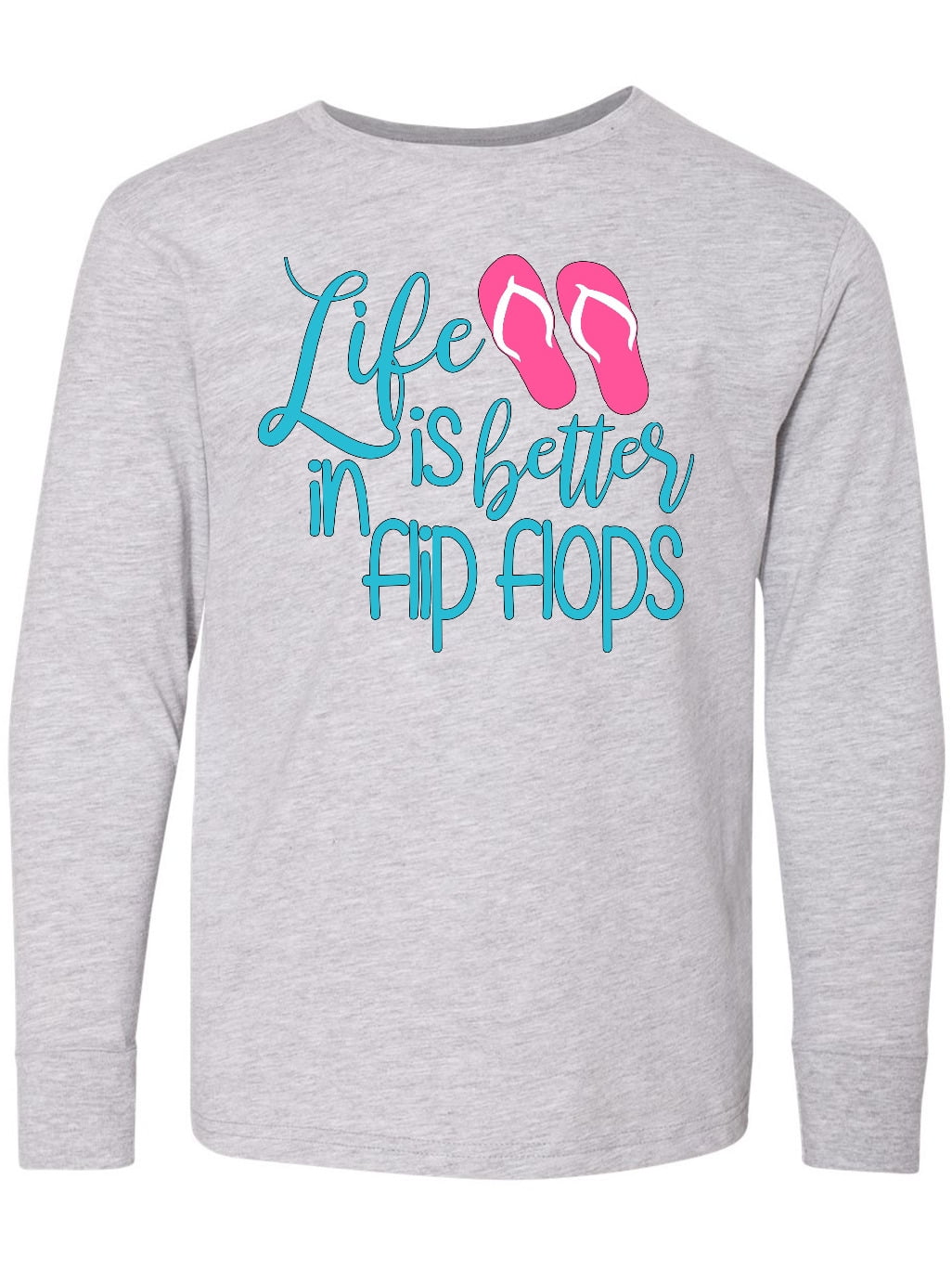 Life is better shop in flip flops shirt