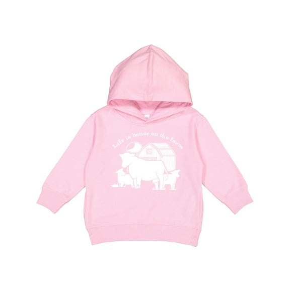 Inktastic Life is Better on the Farm Toddler Hoodie