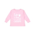 thumbnail image 1 of Inktastic Life is Better with Chickens Boys or Girls Long Sleeve Toddler T-Shirt, 1 of 5