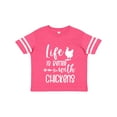 thumbnail image 1 of Inktastic Life is Better with Chickens Boys or Girls Toddler T-Shirt, 1 of 5