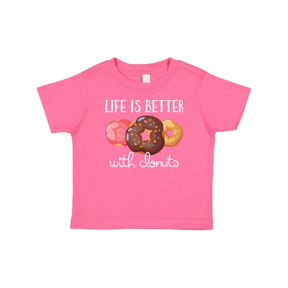 Inktastic Life is Better with Donuts Boys or Girls Baby T-Shirt