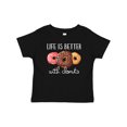 thumbnail image 1 of Inktastic Life is Better with Donuts Boys or Girls Baby T-Shirt, 1 of 5