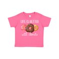 thumbnail image 1 of Inktastic Life is Better with Donuts Boys or Girls Toddler T-Shirt, 1 of 5