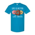 thumbnail image 1 of Inktastic Life is Better with Donuts T-Shirt, 1 of 5