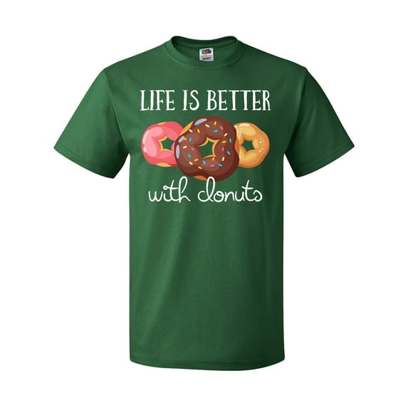 Inktastic Life is Better with Donuts T-Shirt