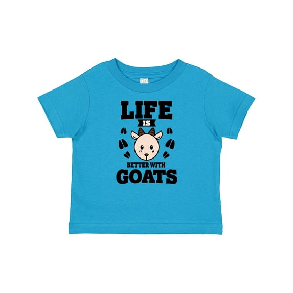 Inktastic Life is Better with Goats Boys or Girls Baby T-Shirt