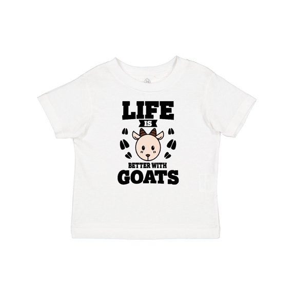 Inktastic Life is Better with Goats Boys or Girls Baby T-Shirt