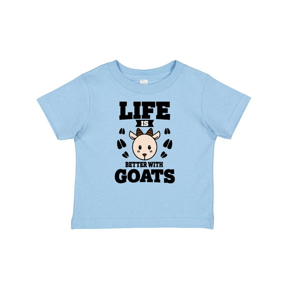 Inktastic Life is Better with Goats Boys or Girls Baby T-Shirt