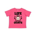 thumbnail image 1 of Inktastic Life is Better with Goats Boys or Girls Toddler T-Shirt, 1 of 5
