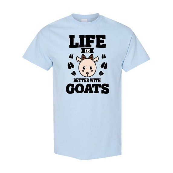 Inktastic Life is Better with Goats T-Shirt