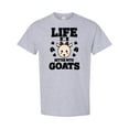 thumbnail image 1 of Inktastic Life is Better with Goats T-Shirt, 1 of 5