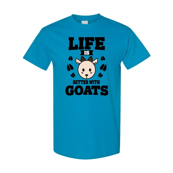 Inktastic Life is Better with Goats T-Shirt