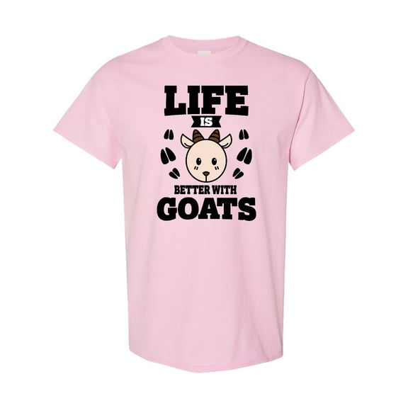 Inktastic Life is Better with Goats T-Shirt