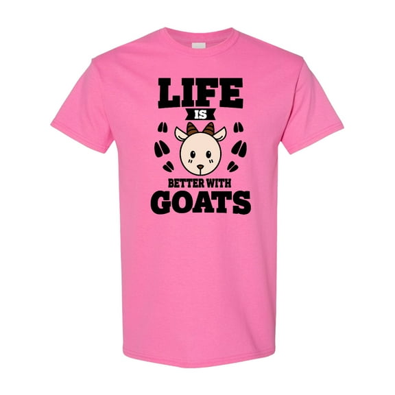 Inktastic Life is Better with Goats T-Shirt