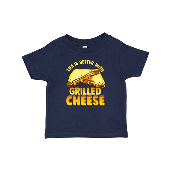Inktastic Life is Better with Grilled Cheese Boys or Girls Baby T-Shirt