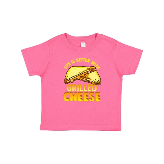 Inktastic Life is Better with Grilled Cheese Boys or Girls Baby T-Shirt