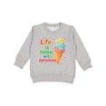thumbnail image 1 of Inktastic Life is Better with Sprinkles Ice Cream Toddler Sweatshirt, 1 of 4