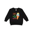 thumbnail image 1 of Inktastic Life is Better with Sprinkles Ice Cream Toddler Sweatshirt, 1 of 4