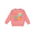 thumbnail image 1 of Inktastic Life is Better with Sprinkles Ice Cream Toddler Sweatshirt, 1 of 4
