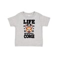 thumbnail image 1 of Inktastic Life is Better with a Corgi Boys or Girls Toddler T-Shirt, 1 of 5