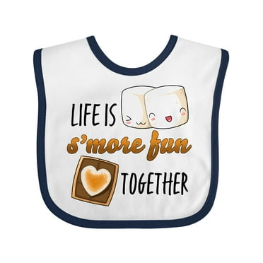 Inktastic Life is S'more Fun Together Boys or Girls Baby Bib