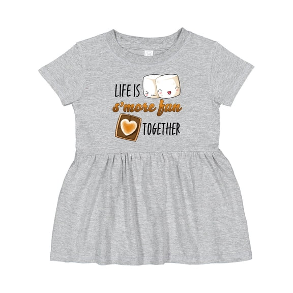 Inktastic Life is S'more Fun Together Girls Baby Dress