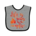 thumbnail image 1 of Inktastic Life's Better Campfire Girls Baby Bib, 1 of 4