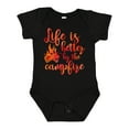 thumbnail image 1 of Inktastic Life's Better Campfire Girls Baby Bodysuit, 1 of 5