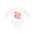 thumbnail image 1 of Inktastic Life's Better Campfire Girls Long Sleeve Baby Bodysuit, 1 of 5
