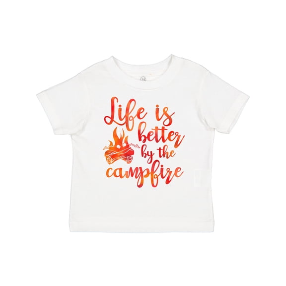 Inktastic Life's Better Campfire Girls Toddler T-Shirt