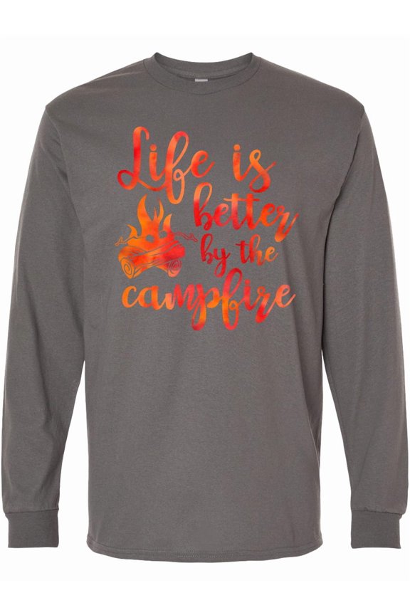 Life's Better Campfire Long Sleeve T-Shirt