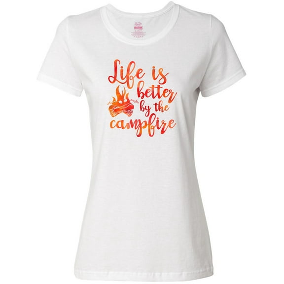 Inktastic Life's Better Campfire Women's T-Shirt