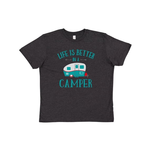 Inktastic Life's Better In A Camper Youth T-Shirt
