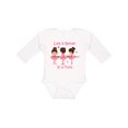 thumbnail image 1 of Inktastic Life's Better In A Tutu KS Girls Long Sleeve Baby Bodysuit, 1 of 5