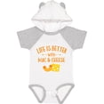 thumbnail image 1 of Inktastic Life's Better Mac & Cheese Boys or Girls Baby Bodysuit, 1 of 5