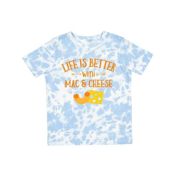 Inktastic Life's Better Mac & Cheese Boys or Girls Toddler T-Shirt