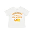 thumbnail image 1 of Inktastic Life's Better Mac & Cheese Boys or Girls Toddler T-Shirt, 1 of 5
