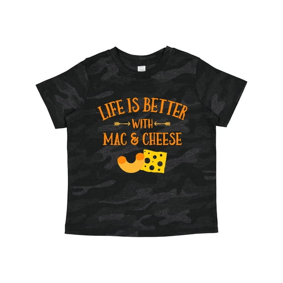 Inktastic Life's Better Mac & Cheese Boys or Girls Toddler T-Shirt