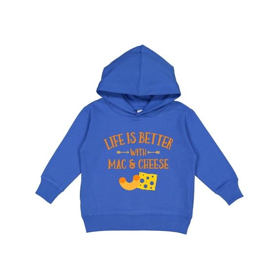 Inktastic Life's Better Mac & Cheese Toddler Hoodie