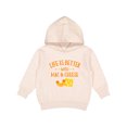thumbnail image 1 of Inktastic Life's Better Mac & Cheese Toddler Hoodie, 1 of 4