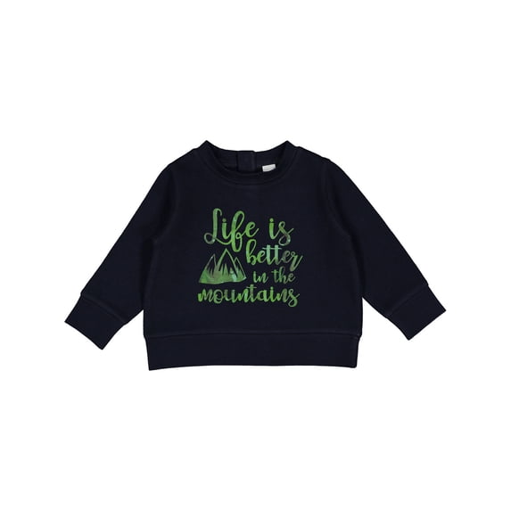 Inktastic Life's Better Mountains Baby Sweatshirt