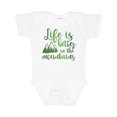 thumbnail image 1 of Inktastic Life's Better Mountains Girls Baby Bodysuit, 1 of 5