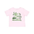 thumbnail image 1 of Inktastic Life's Better Mountains Girls Baby T-Shirt, 1 of 5