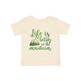 thumbnail image 1 of Inktastic Life's Better Mountains Girls Baby T-Shirt, 1 of 5