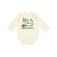 thumbnail image 1 of Inktastic Life's Better Mountains Girls Long Sleeve Baby Bodysuit, 1 of 5