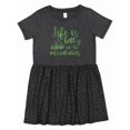 thumbnail image 1 of Inktastic Life's Better Mountains Girls Toddler Dress, 1 of 5