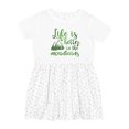 thumbnail image 1 of Inktastic Life's Better Mountains Girls Toddler Dress, 1 of 5
